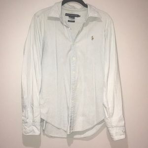 Ralph Lauren Light Blue Button Down. Size 12.